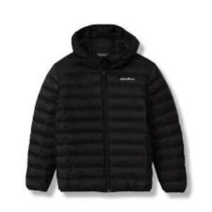 Men's Eddie Bauer CirrusLite Down Jacket XXL Extra Extra Large Black HOODED